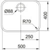 FREGADERO FRANKE BMG MU 110-50 - Imagen 2
